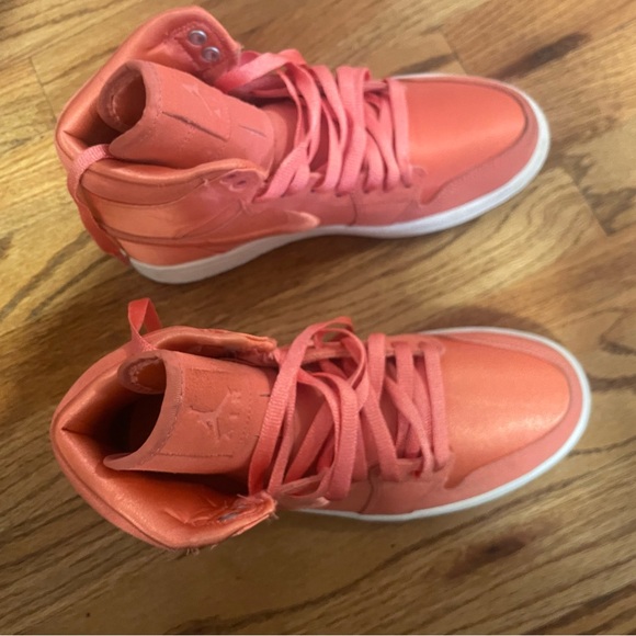 Nike Women's Air Jordan High-Top Sneakers - Coral - Picture 4 of 8